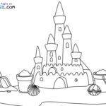 Raskrasil.com-Sand-Castle-New-Coloring-Pages-1