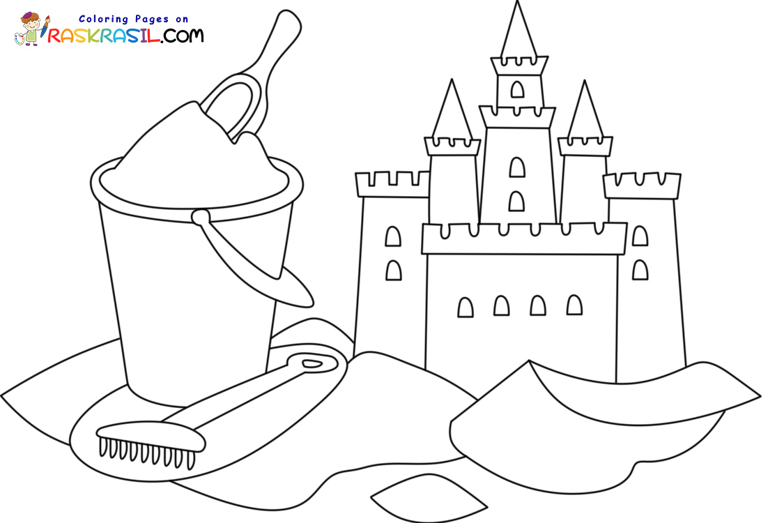 Raskrasil.com-Sand-Castle-New-Coloring-Pages-8