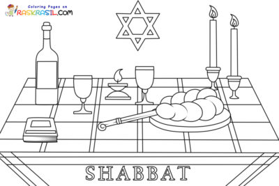 Shabbat Coloring Pages