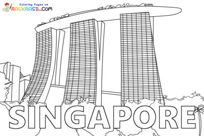 Singapore Coloring Pages
