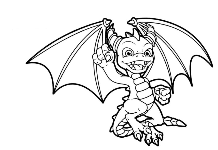 Spyro Coloring Pages