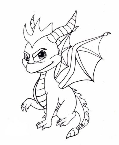 Spyro Coloring Pages