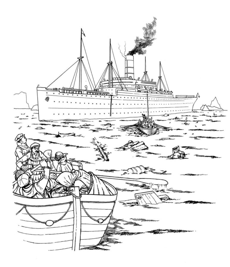 Disegni Di Titanic Da Colorare