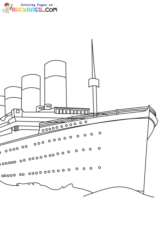 Dibujos de Titanic para Colorear