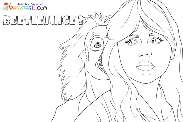 Beetlejuice 2 Coloring Pages