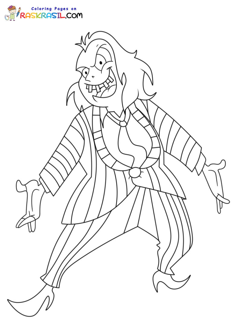 Beetlejuice Coloring Pages