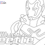 Raskrasil.com-Blue-Beetle-Coloring-Pages-1