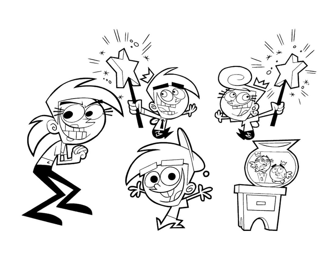 Vicky Fairly Mes Oddparents Cosmo Wanda Kleurplaten Kolorowanki Vicky Fairly Mes Oddparents Cosmo Wanda Kleurplaten Kolorowanki