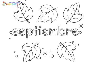 Dibujos de Septiembre para Colorear