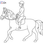 Raskrasil.com-Horse-and-Rider-New-Coloring-Pages-1
