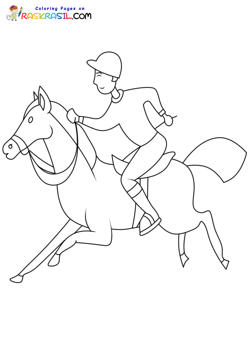 Raskrasil.com-Horse-and-Rider-New-Coloring-Pages-3