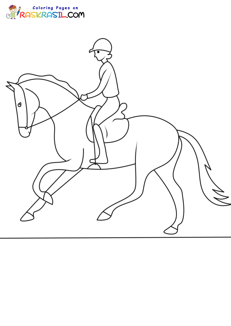 Raskrasil.com-Horse-and-Rider-New-Coloring-Pages-4