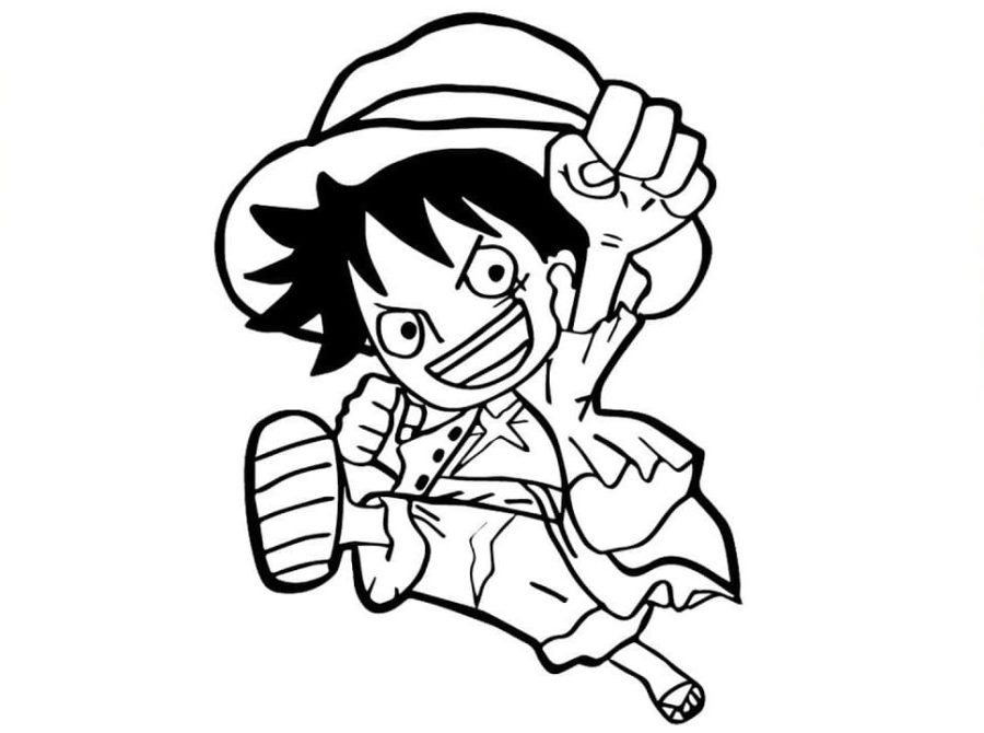 Disegni Di Monkey D Luffy Da Colorare