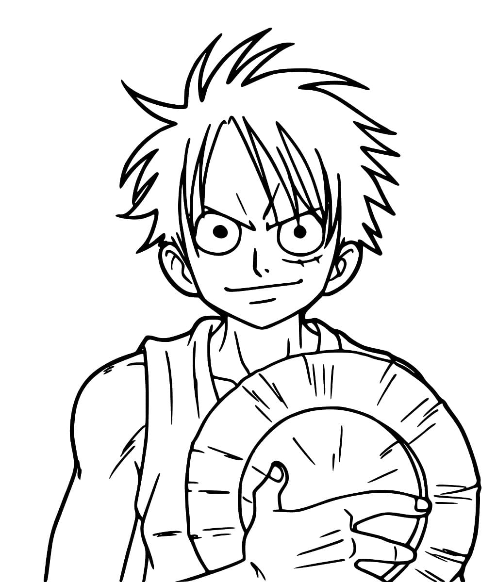 Desenhos de Luffy para Colorir