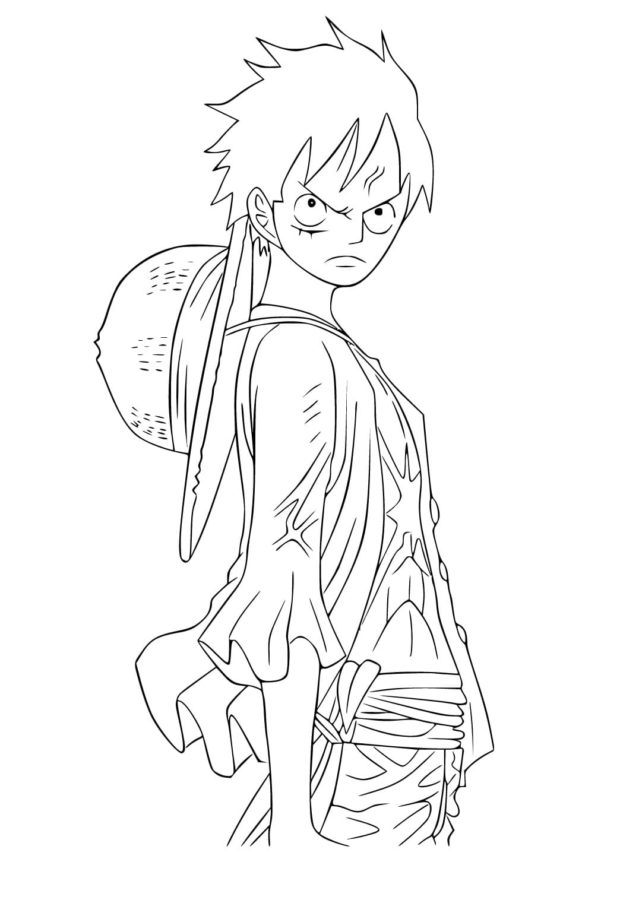 Luffy Coloring Pages