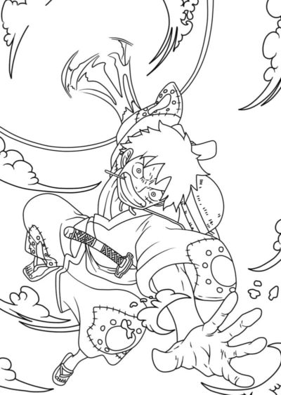 Luffy Coloring Pages