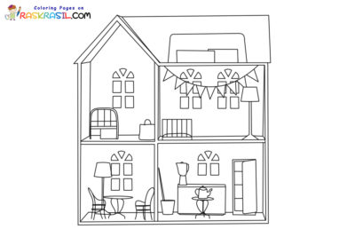 娃娃屋著色頁