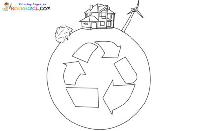 Recycling Coloring Pages