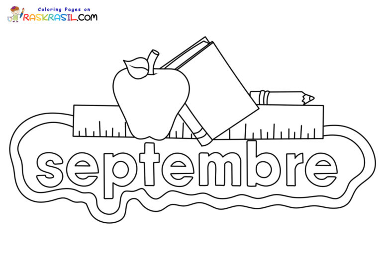 Coloriage Page De Garde Septembre