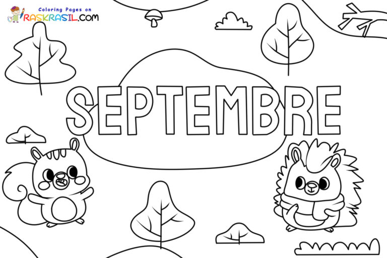 Coloriage Septembre à imprimer
