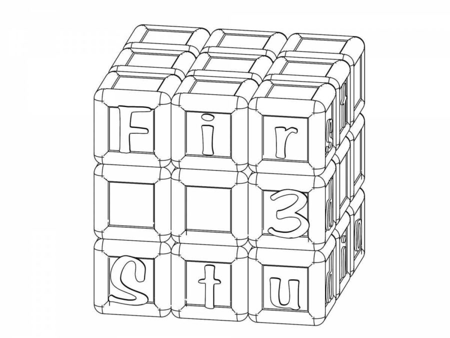 Rubiks Cube Coloring Pages