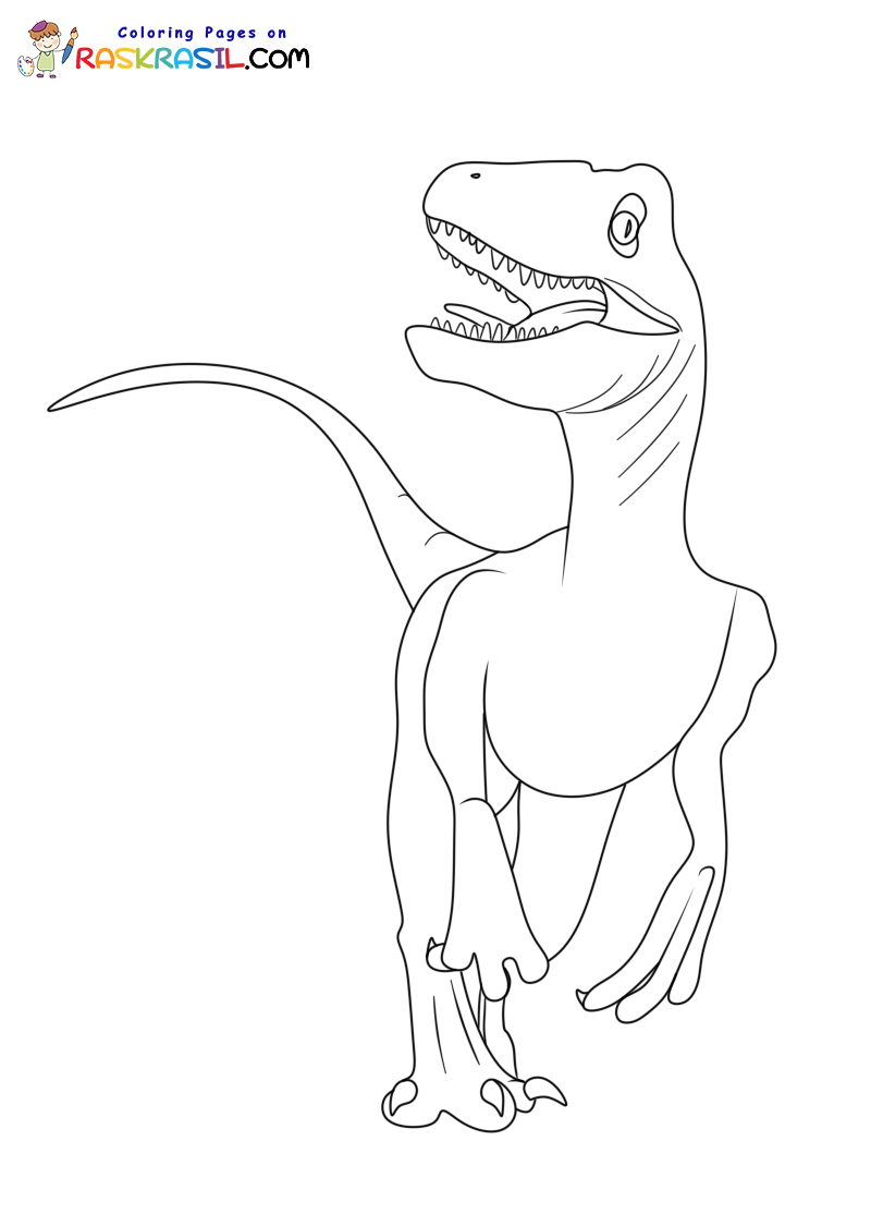 Raskrasil.com-Velociraptor-New-Coloring-Pages-4