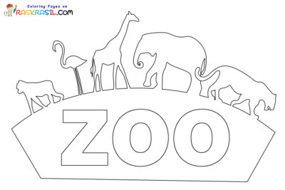 Zoo Coloring Pages