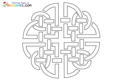 Celtic Knot Coloring Pages