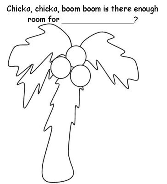 Chicka Chicka Boom Boom Coloring Pages