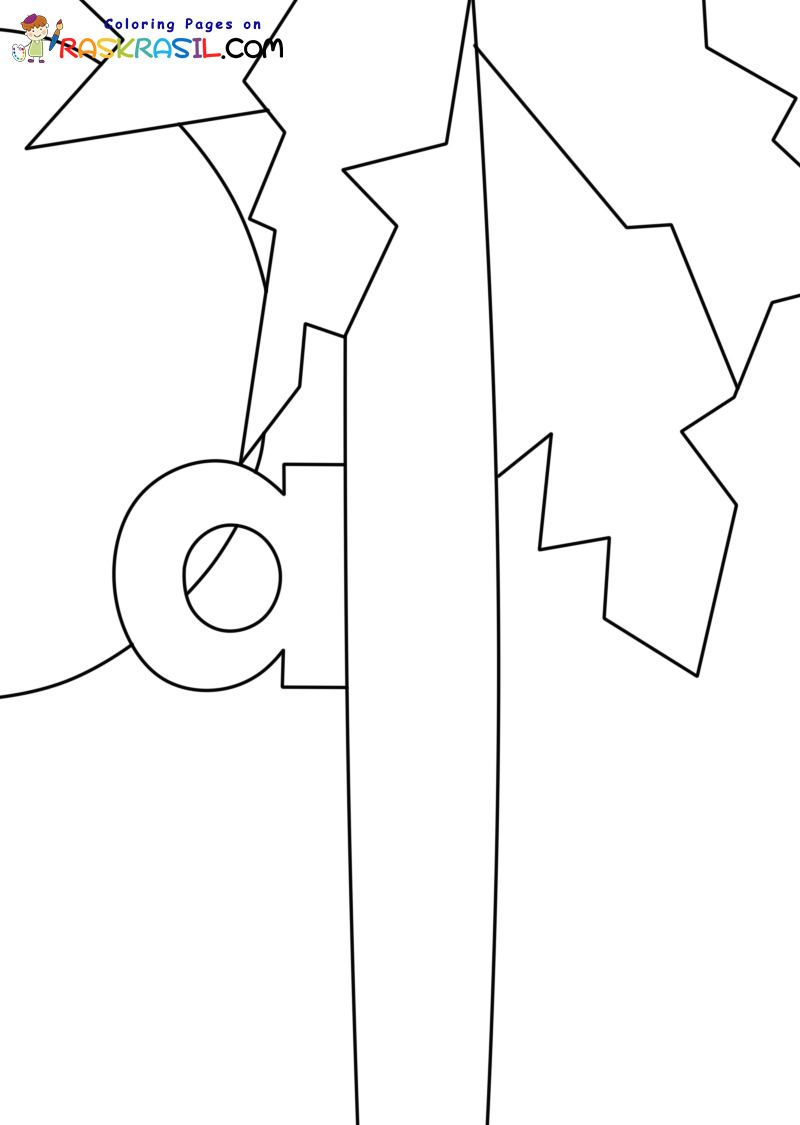 Another Chicka Chicka Boom Boom Coloring Page from Raskrasil
