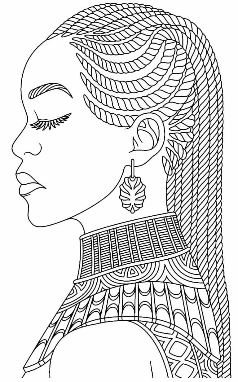 Dibujos de África para Colorear