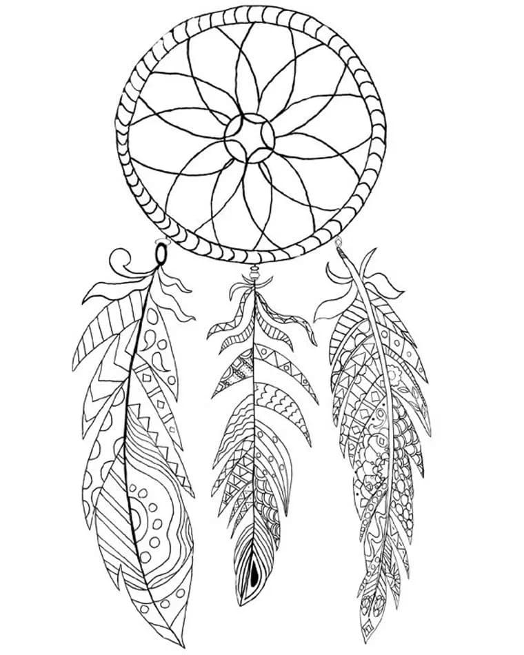 Raskrasil.com-Coloring-Pages-Dream-Catcher-29