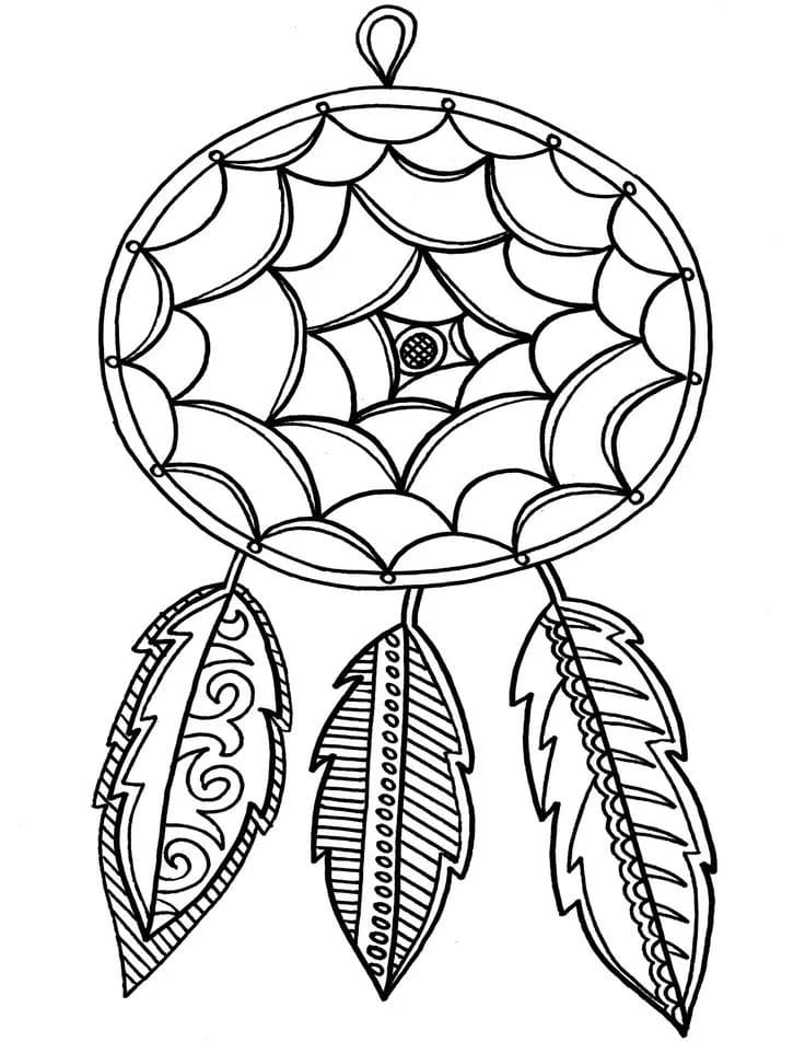 Raskrasil.com-Coloring-Pages-Dream-Catcher-45
