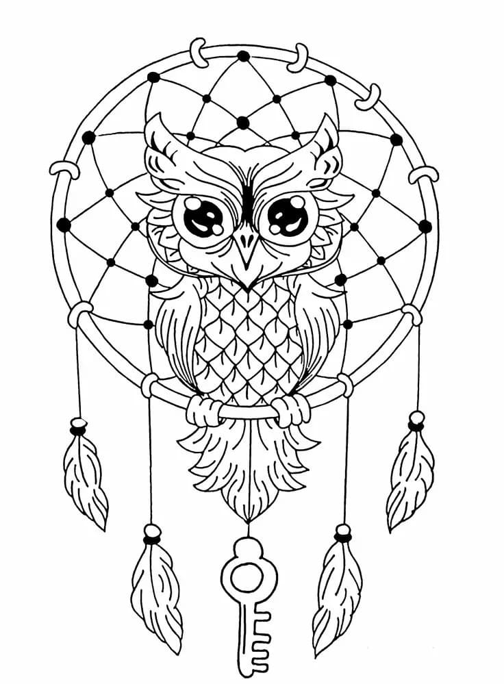 Raskrasil.com-Coloring-Pages-Dream-Catcher-47
