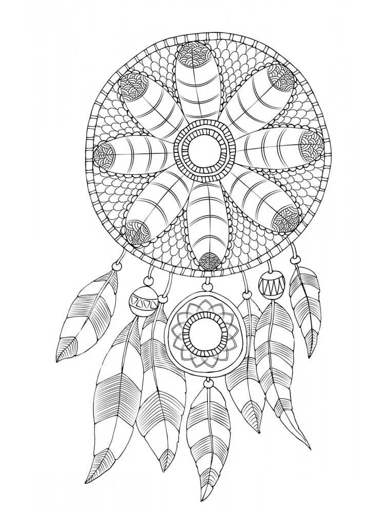 Raskrasil.com-Coloring-Pages-Dream-Catcher-58