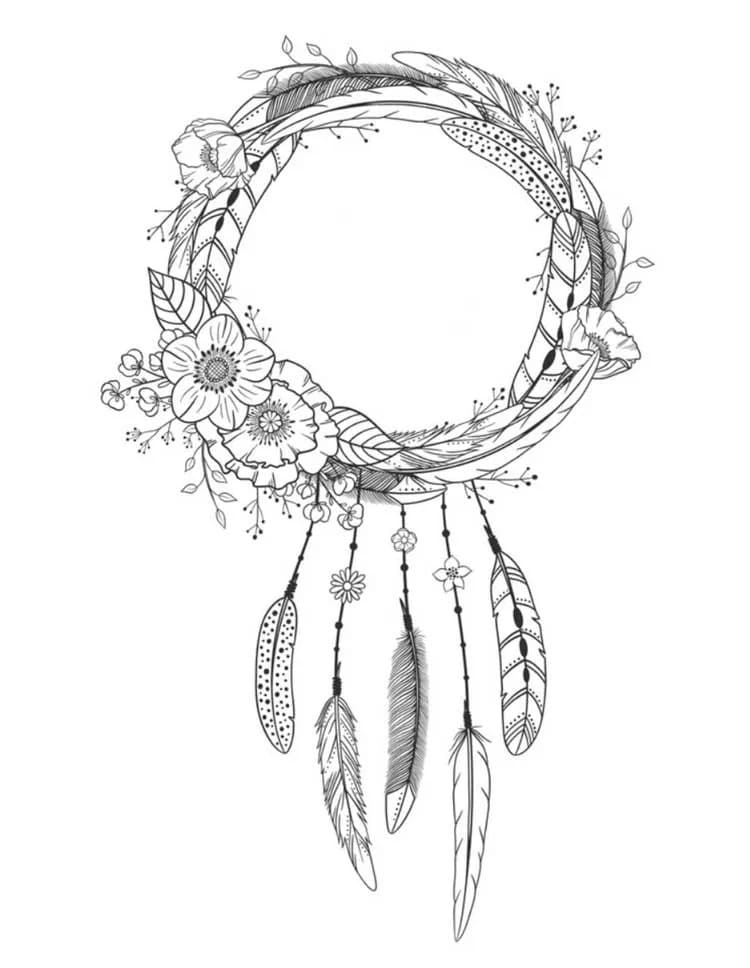 Raskrasil.com-Coloring-Pages-Dream-Catcher-87