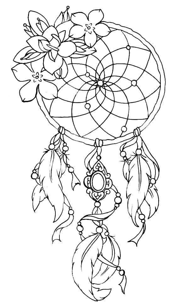 Raskrasil.com-Coloring-Pages-Dream-Catcher-9