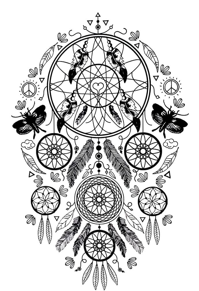 Raskrasil.com-Coloring-Pages-Dream-Catcher-97