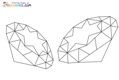 Diamond Coloring Pages