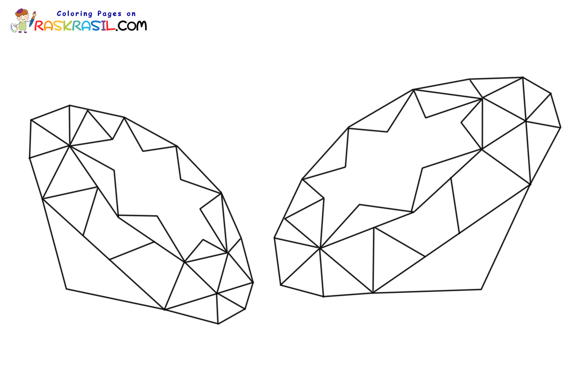 Diamond Coloring Pages