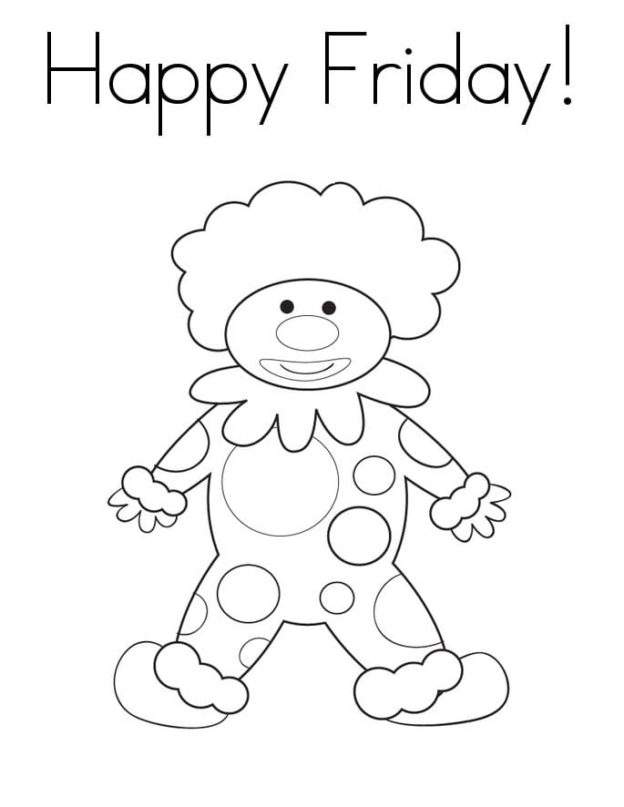 Friday Coloring Pages