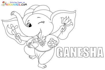 Ganesha Coloring Pages