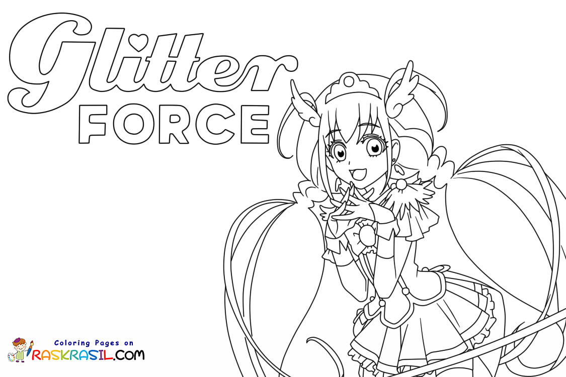 Raskrasil.com-Glitter-Force-New-Coloring-Pages-1