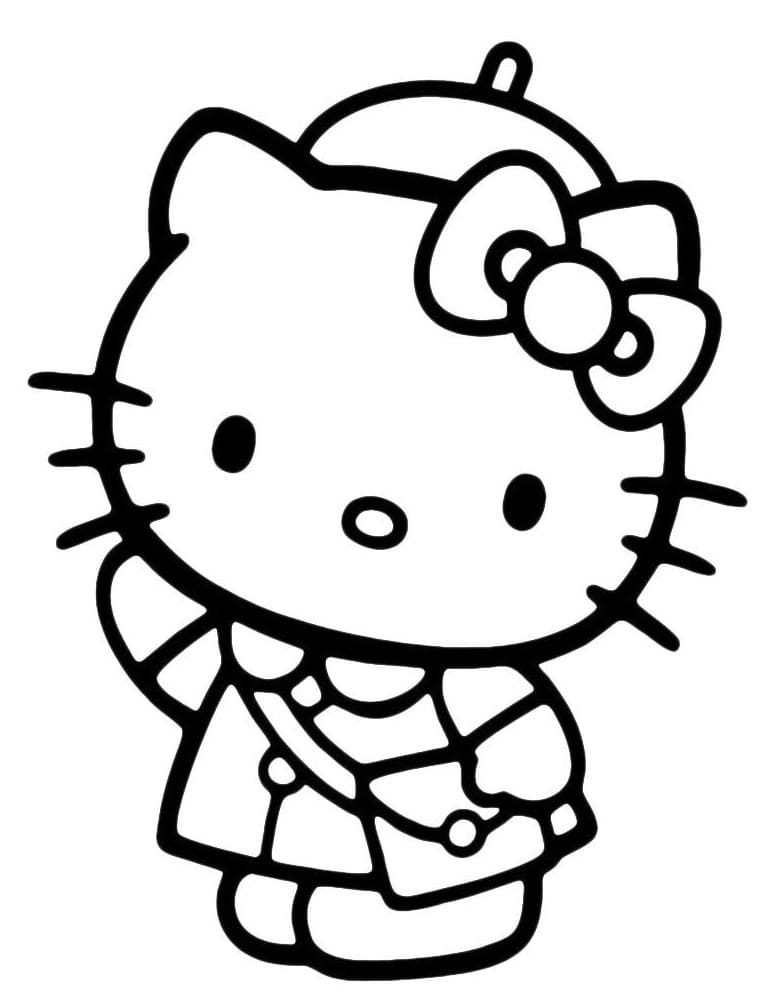 Kleurplaten Hello Kitty en Vrienden | Afbeeldingen om in te kleuren