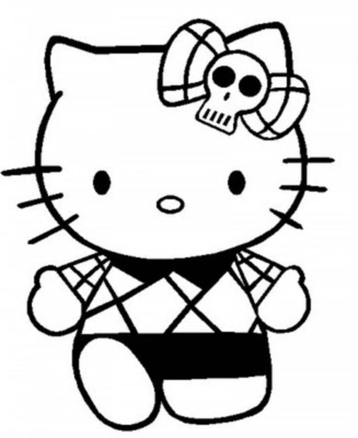 Ausmalbilder Hello Kitty und Freunde | Kostenlos Malvorlagen