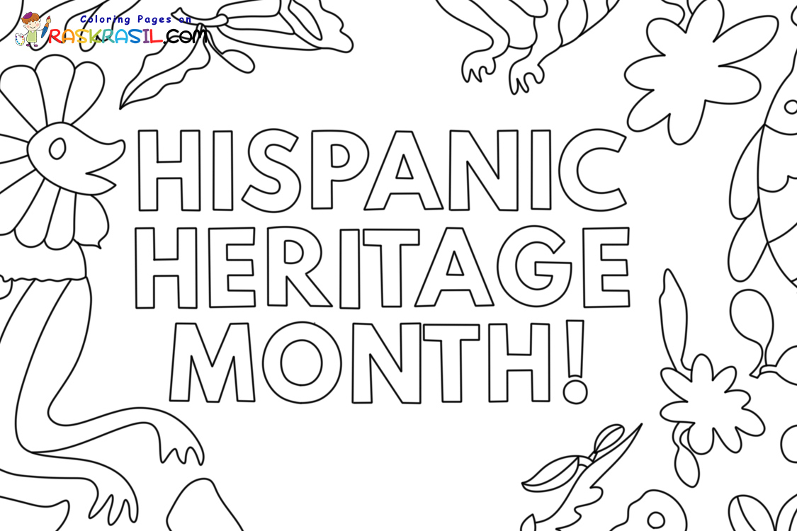 Coloring Pages For Hispanic Heritage Month