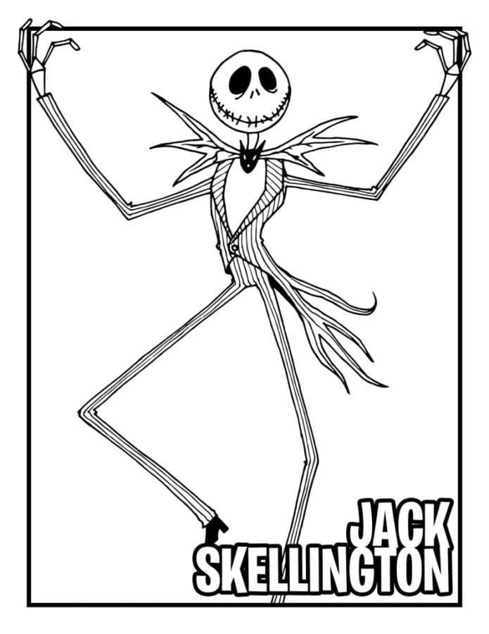 Jack Skellington Coloring Pages