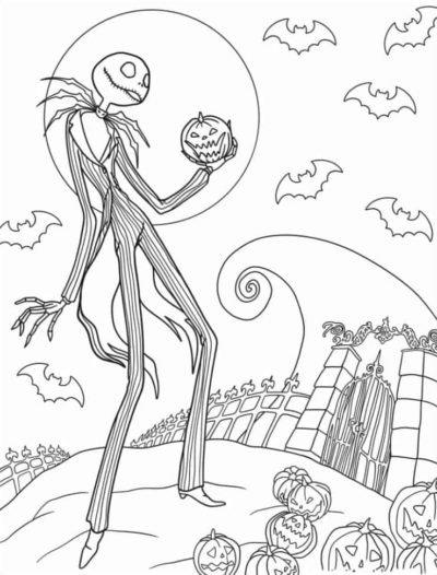 Jack Skellington Coloring Pages