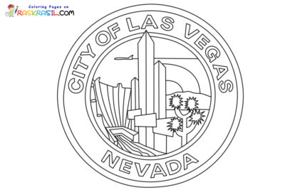 Disegni di Las Vegas da Colorare
