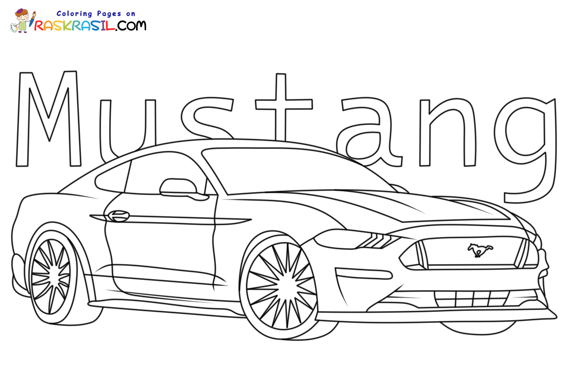 Mustang Coloring Pages